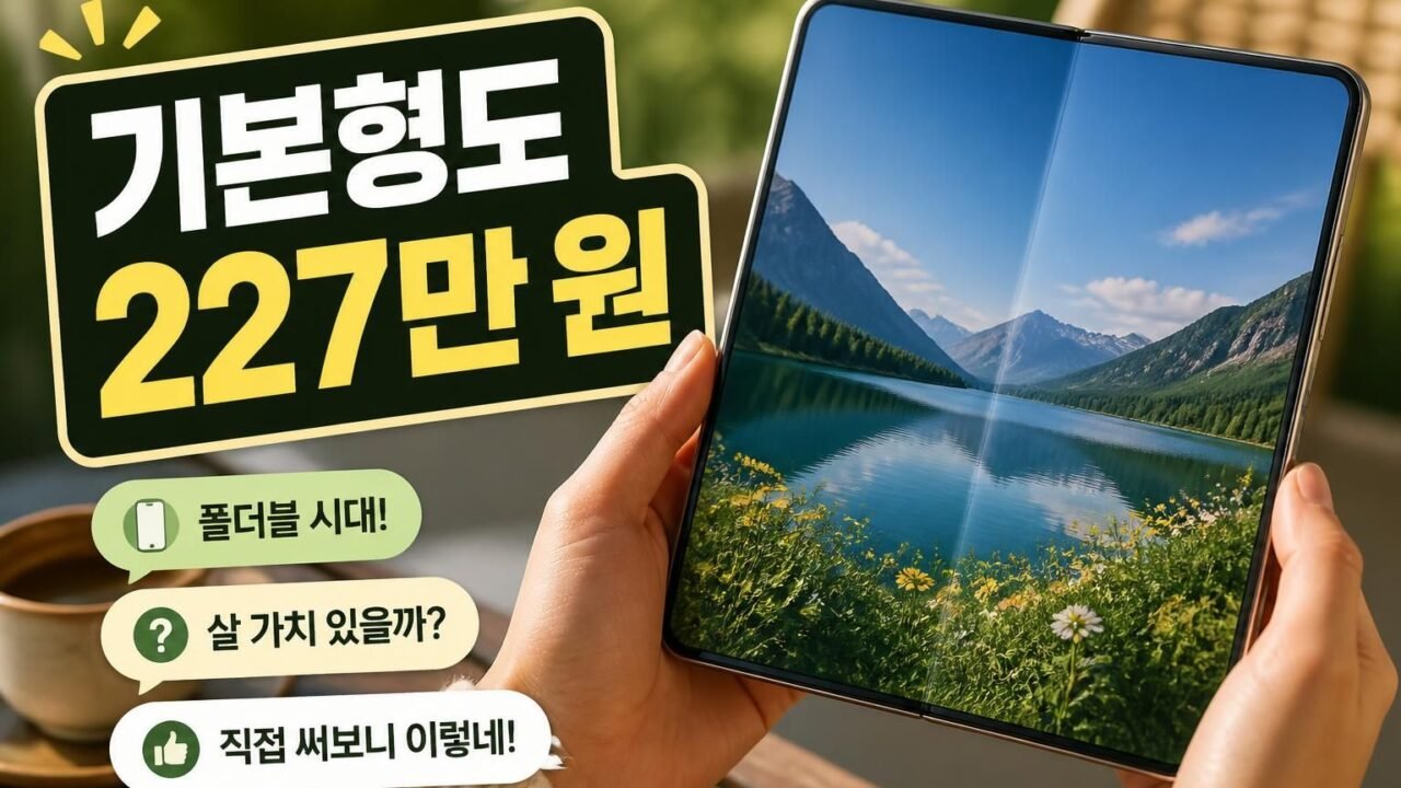 갤럭시 폴드8, 200만 원 넘게 주고 살 가치가 있을까? (솔직 장단점 정리)