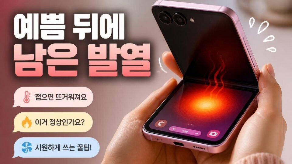 갤럭시 Z 플립8, 예뻐서 샀다가 불편해지는 순간은? 2026년 배터리·화면 실사용 리뷰