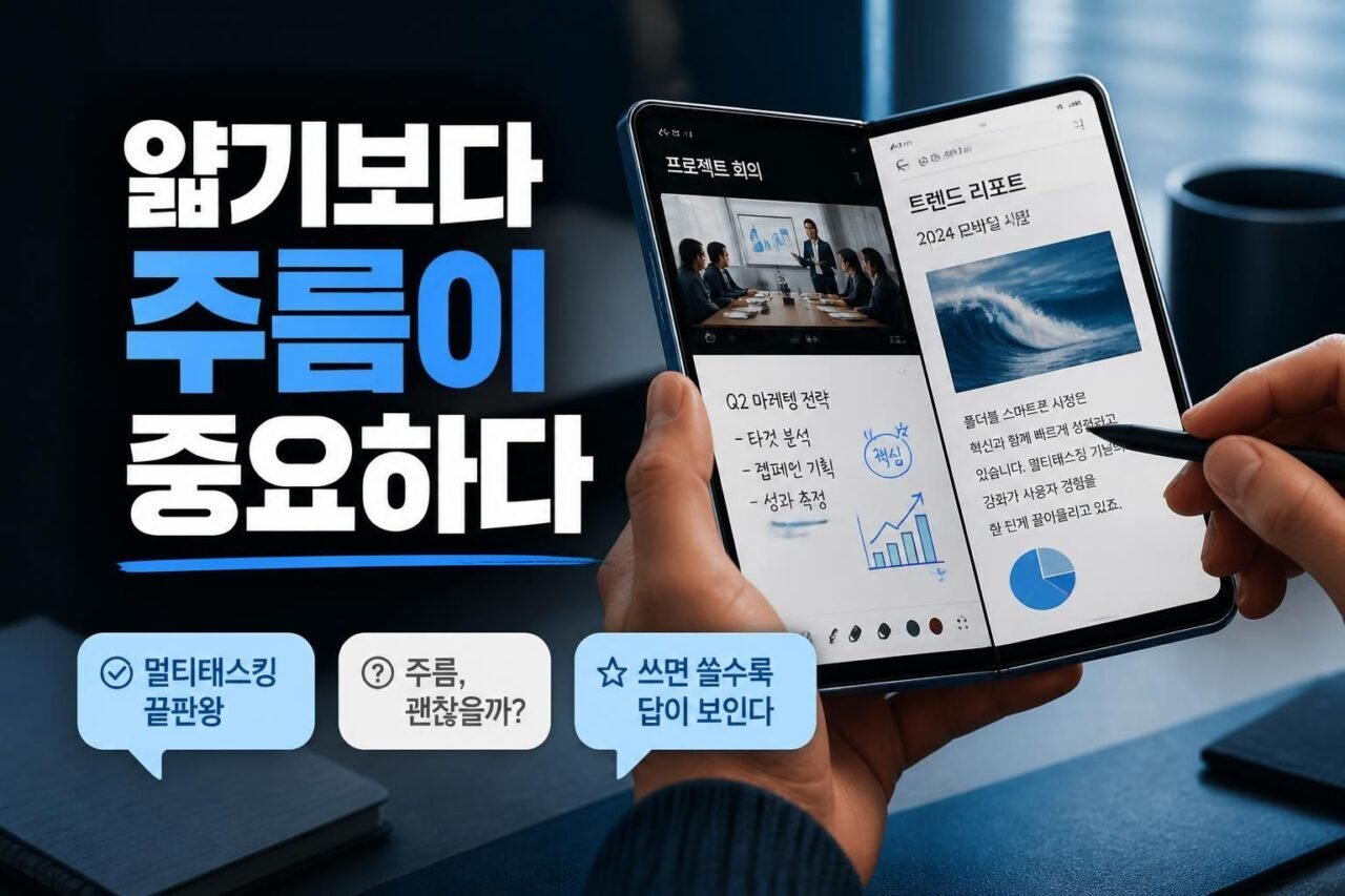 오포 2026 폴더블, 얇은 두께보다 중요한 멀티태스킹과 내구성 비교 리뷰